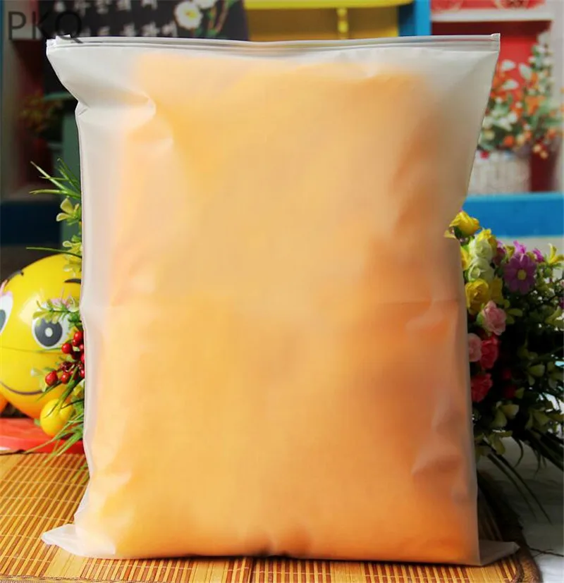 20 шт 10x15 см/14x20 см матовый пластиковый пакет прозрачный косметический Ziplock мешок