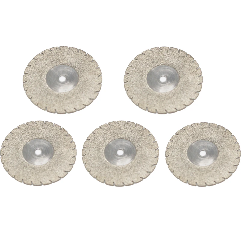 5 шт./компл. зубной тонкий ультратонкий двухсторонний алмазный режущий диск с