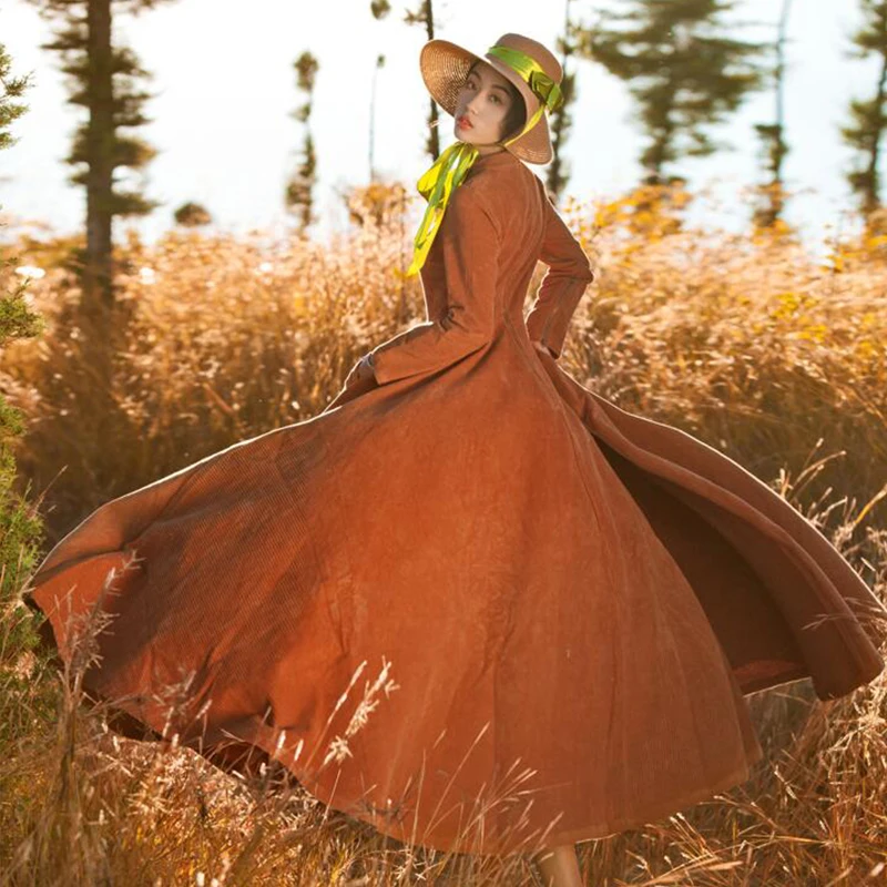 Новинка 2019 года сезон весна-осень однотонные Длинные вечерние платья для женщин