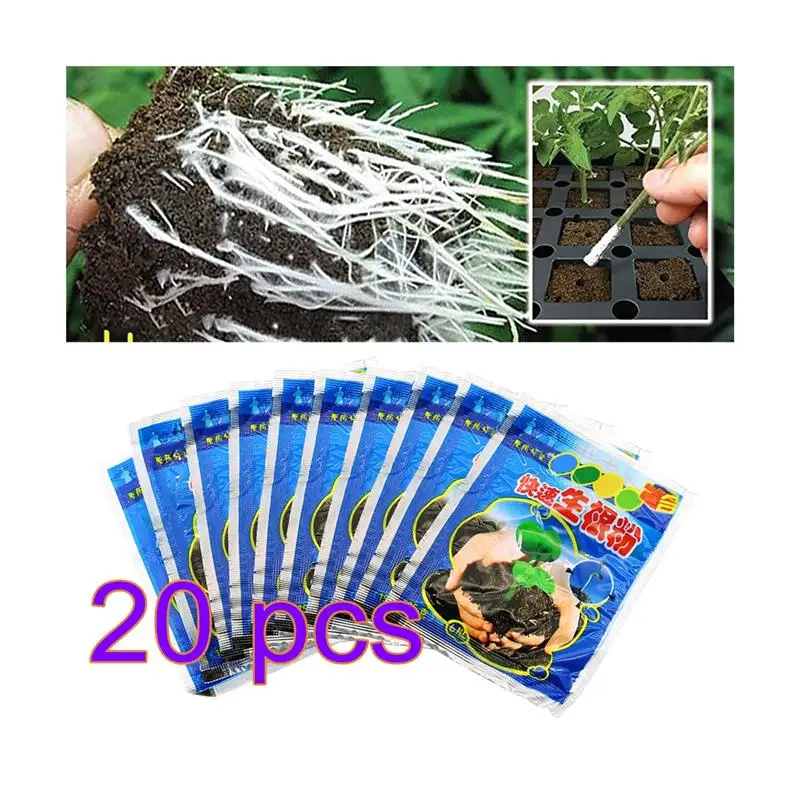 

10 Bags 10g Rooting Powder Root Seedling Germination Aid Flower Anther Fertilizer