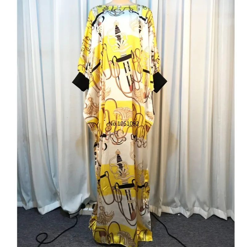 Весна Осень африканские платья для женщин 2020 мода балахон длинное платье