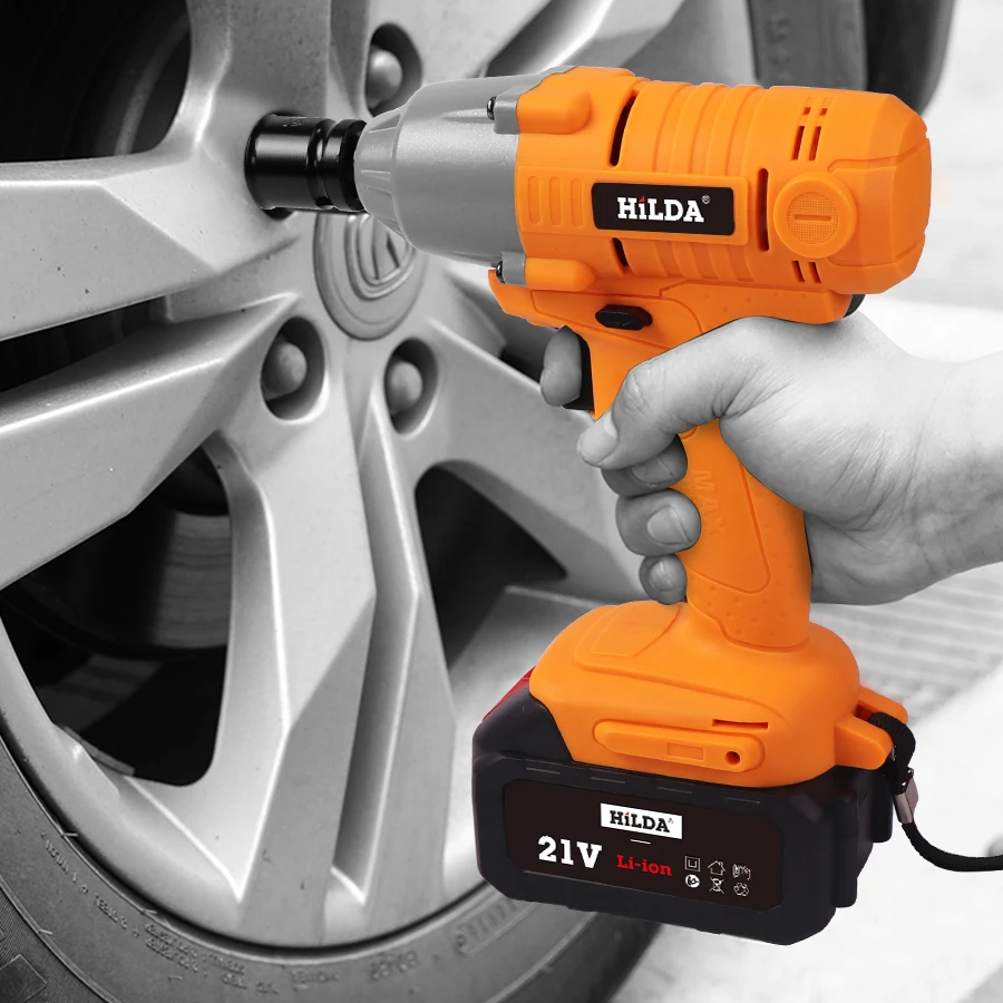 Аккумуляторный ударный электрический гайковерт 21 в бесщеточный торцевой ключ