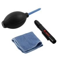 1 set cloth brush and air blower in digital camera cleaning kit dust photography professional cleaner air blower hot