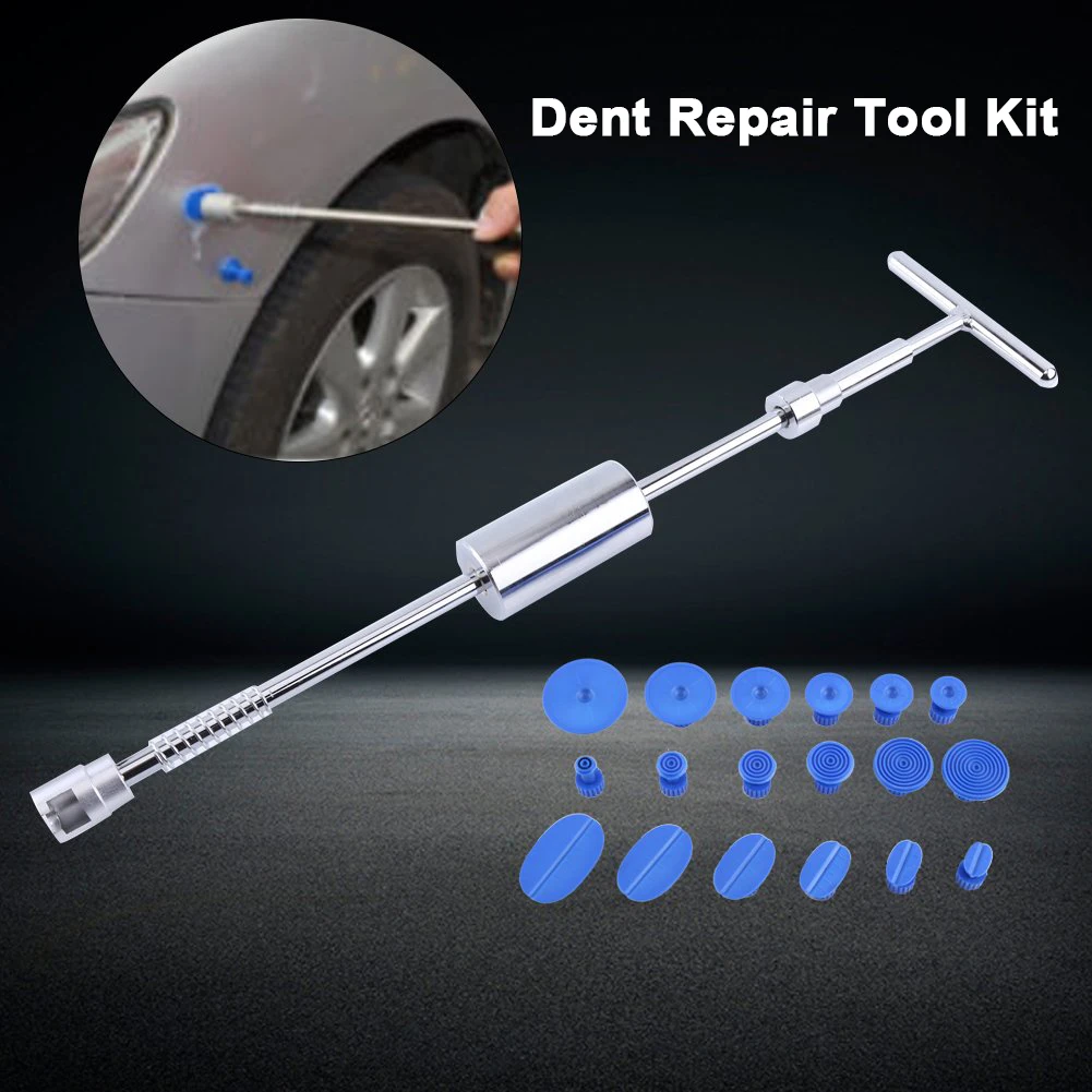 Набор инструментов для ремонта вмятин автомобиля Т-образный вытяжной молоток 2 в