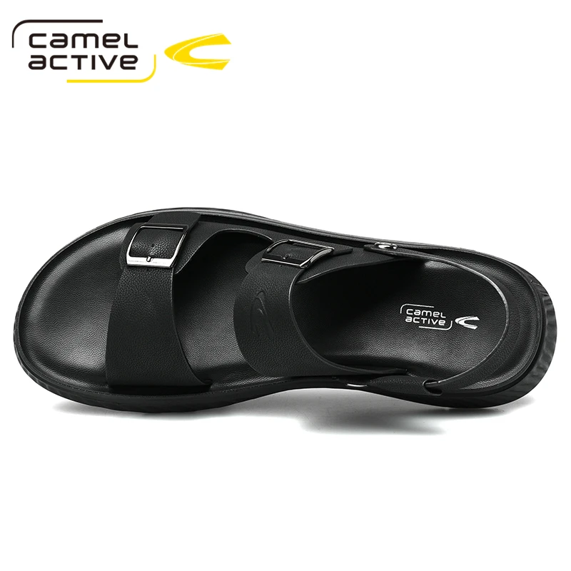 Camel Active 2021 New Summer Shoes Fashion Sandals Style Split Leather Male Men Casual For Man | Обувь