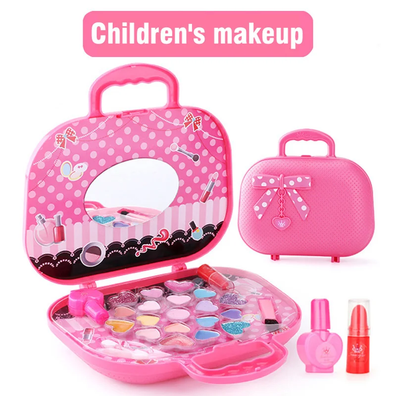 Набор детской косметики безопасный нетоксичный чехол для девочек принцесс