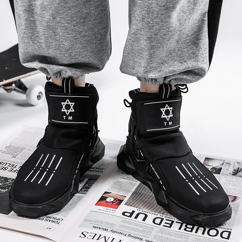 Кроссовки мужские из микрофибры повседневные сникерсы в западном стиле без