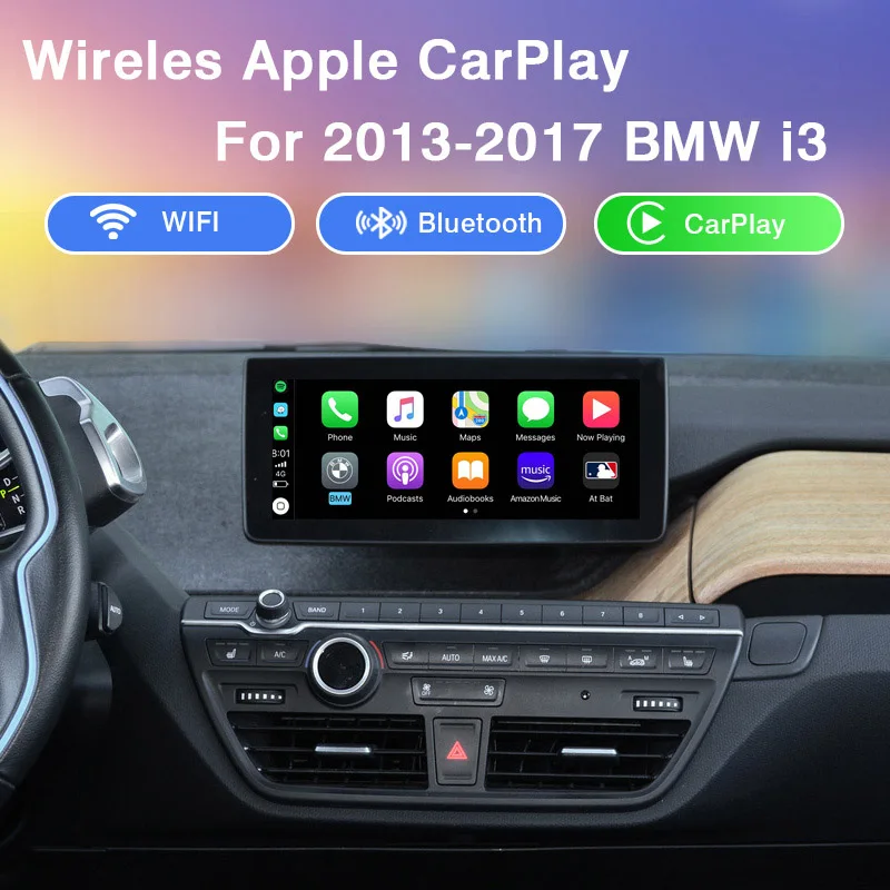 Yeesite беспроводной Apple CarPlay для BMW 2013 2017 i3 8 дюймов экран NBT системы автомобиля