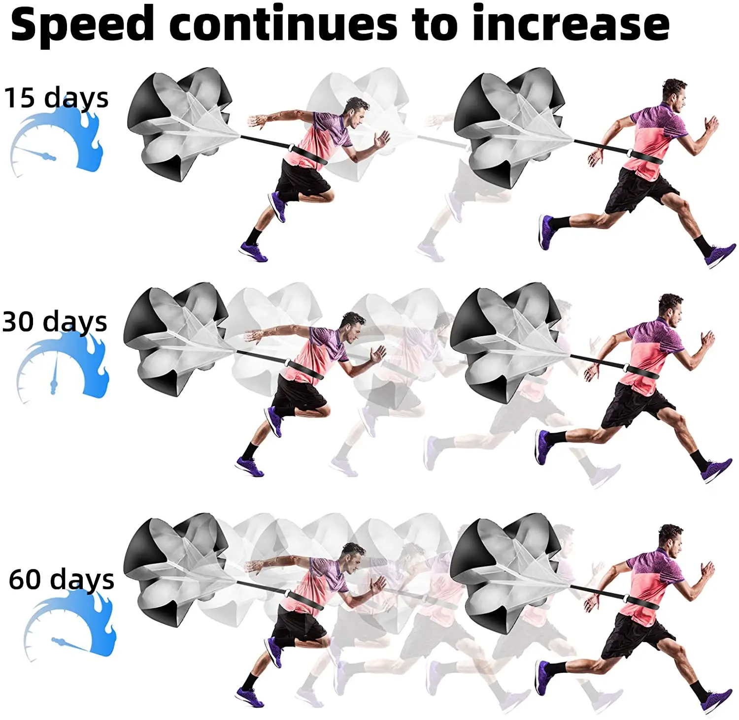 Футбольный скоростной парашютный зонт для силовых тренировок футбольный