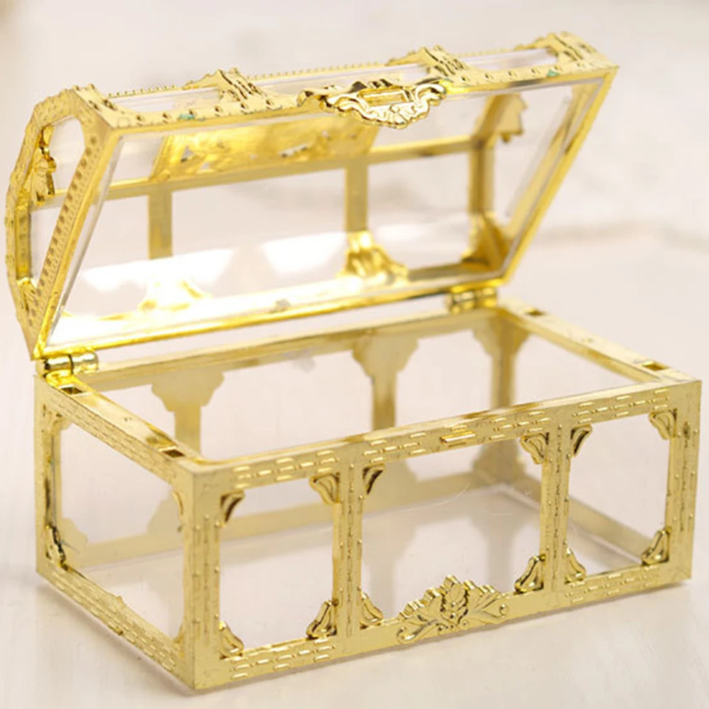 Новый мини ящик для сокровища прозрачная коробка хранения конфет шоколада