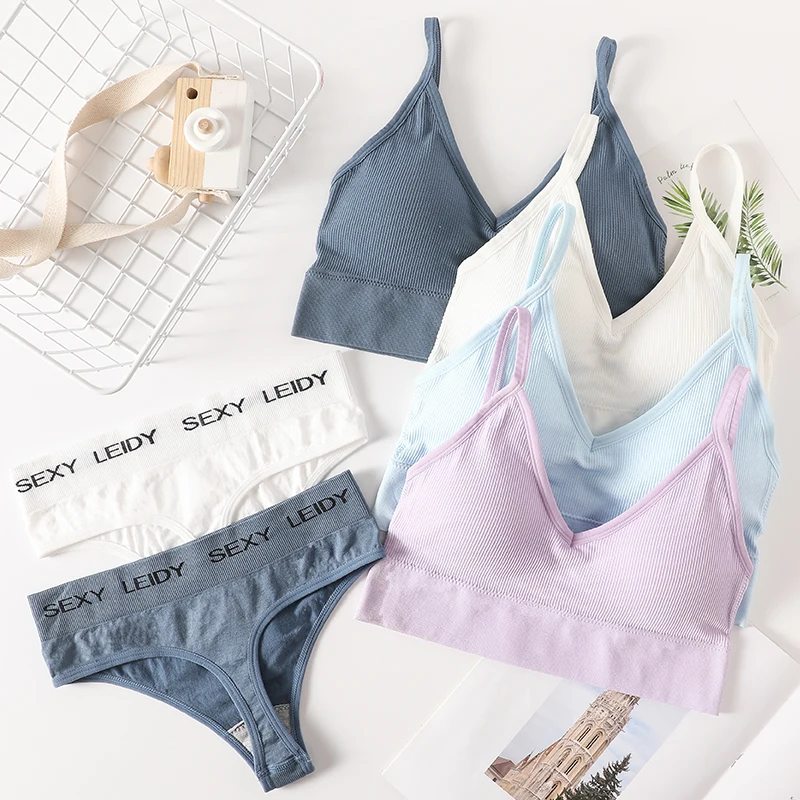 

Женский бюстгальтер, трусики, сексуальные стринги, бесшовный бюстгальтер с эффектом пуш-ап, нижнее белье, мягкий спортивный бюстгальтер, мо...