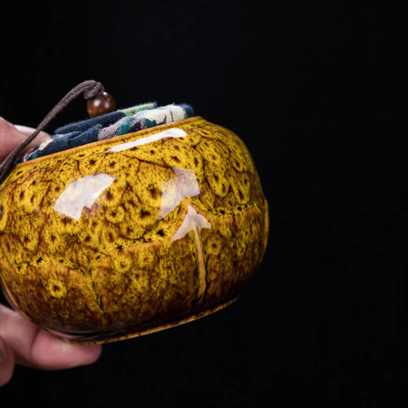 Керамическая герметичная емкость для хранения чая чайная Кадка сменная