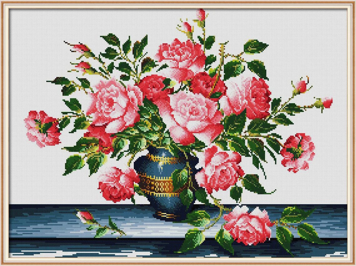 

Full Diamond Embroidery Rich Rose Diy Diamond Paintings Mosaic Picture Pattern Cross Stitch Rhinestone