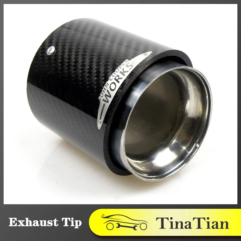 Глушитель выхлопной трубы из углеродного волокна мини-выхлопная труба