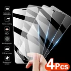 Закаленное стекло с полным покрытием для iPhone 12 11 Pro Max, Защитная пленка для экрана iPhone 7, 8, 6 Plus, XS Max, XR, защитное стекло, 4 шт.