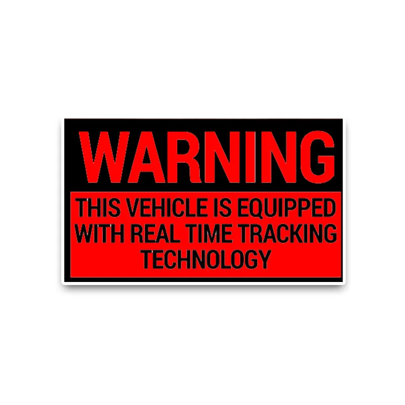 

Creative Car Sticker Vehicle Equipped with GPS Techonology Car Styling Decal Accessories Vinyl PVC 14cm*9cm Motorcycle
