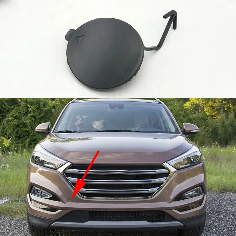 Для Hyundai Tucson 2016 2017 2018 передний бампер буксировочный крючок - Цена: 1279.02