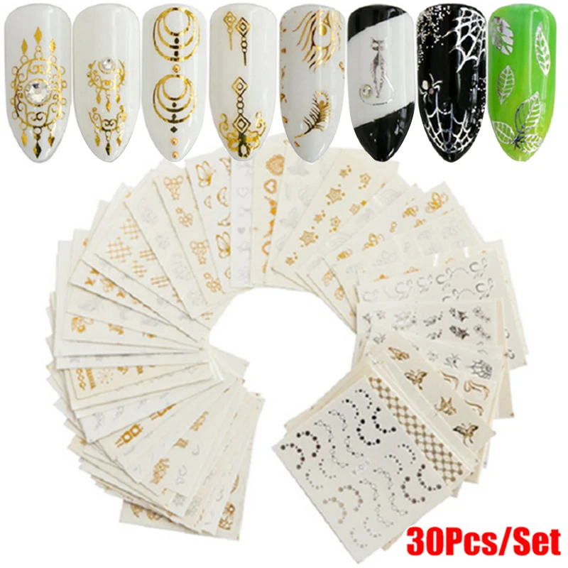 30 листов декоративные Переводные картинки для ногтей | Красота и здоровье