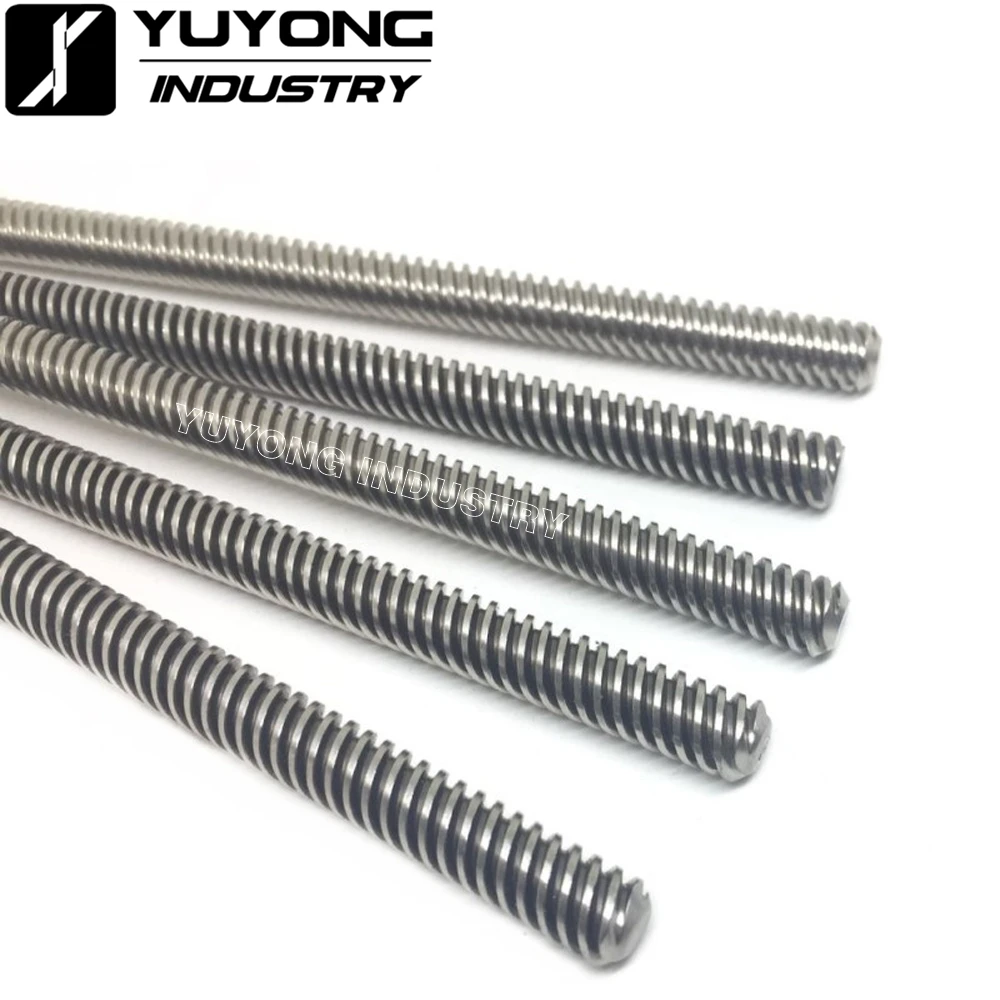 Tr8 * 8 2p(4 запуска) мм метрический винт Acme|acme lead screw|8mm acme screwmetric screw |
