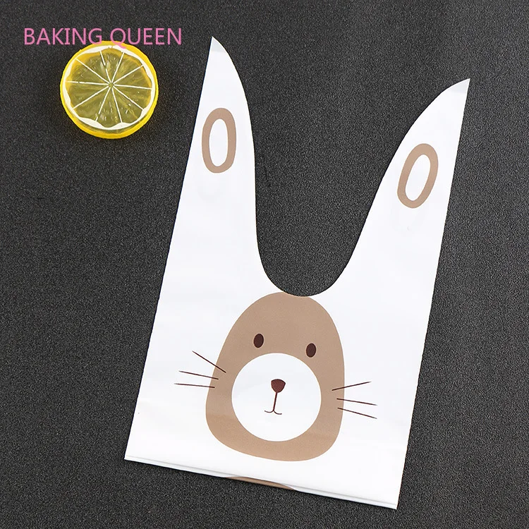 Упаковка конфет с милыми заячьими ушками для выпечки подарочные пакеты печенья