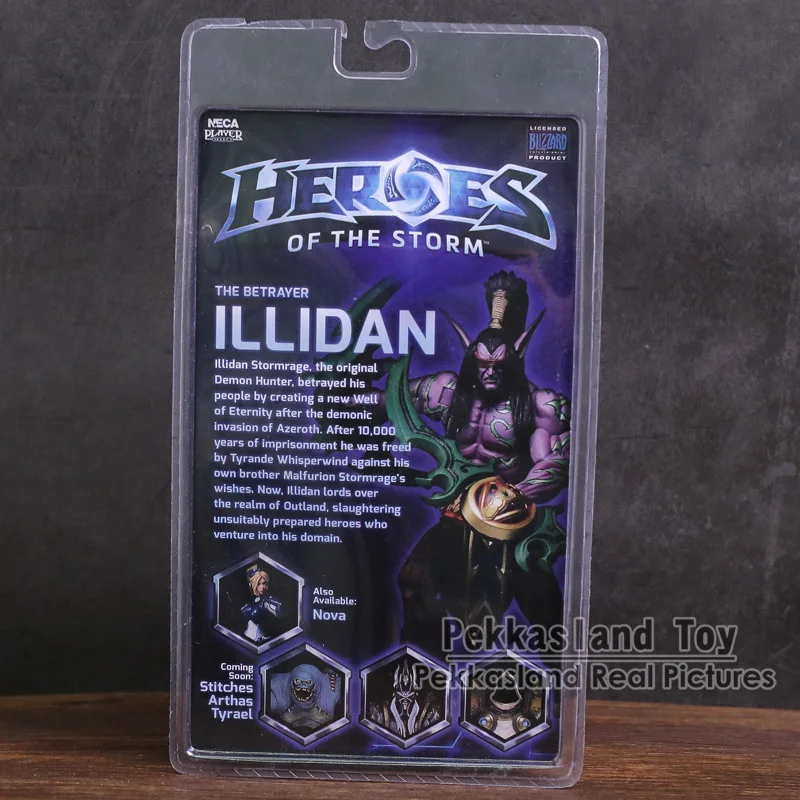 NECA &quotHeroes of The Storm&quot иллидана ПВХ фигурка Коллекционная модель игрушки 7 &quot18