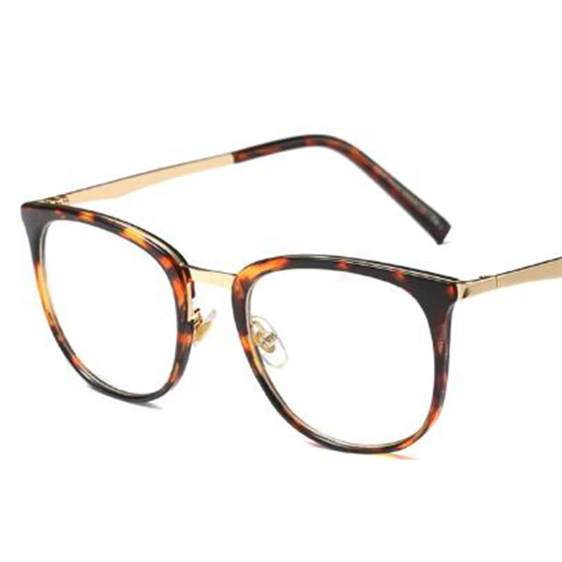 Модные Розовые Квадратные очки оправа для женщин и мужчин винтажные прозрачные