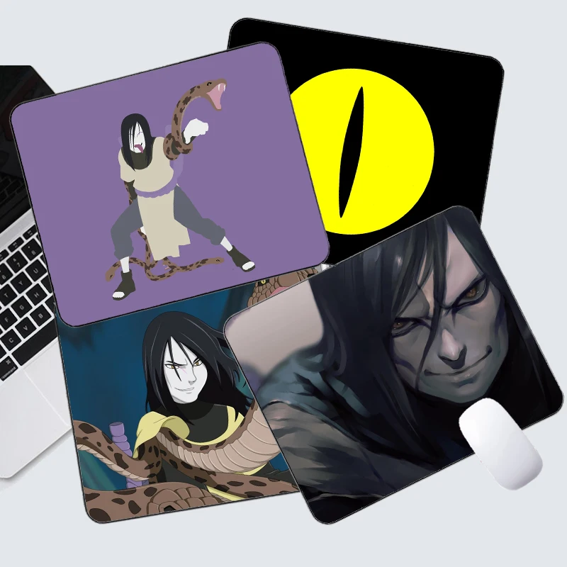 

Коврик для мыши Orochimaru, игровая компьютерная крышка, Настольный коврик, Нескользящий Резиновый Водонепроницаемый офисный коврик для мыши