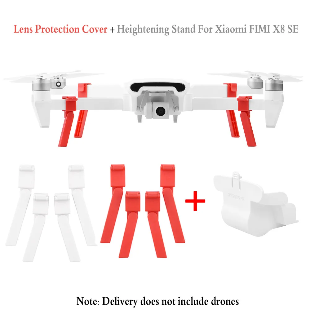 Защитная крышка для объектива камеры и складная опора высоты ног Xiaomi FIMI X8 SE