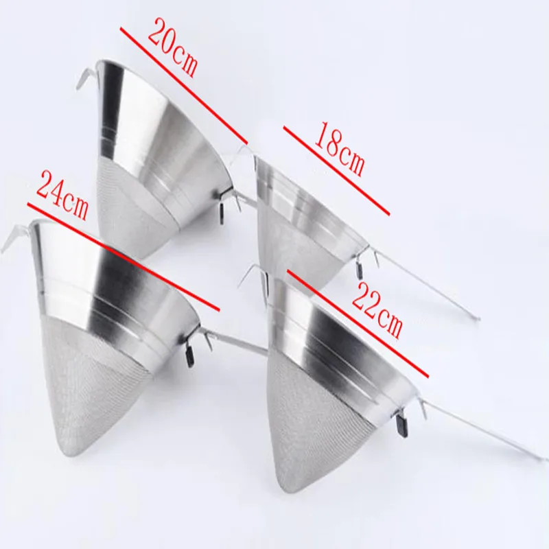 Барный инструмент 304 нержавеющая сталь скользящая пряжа сетка большая Воронка с