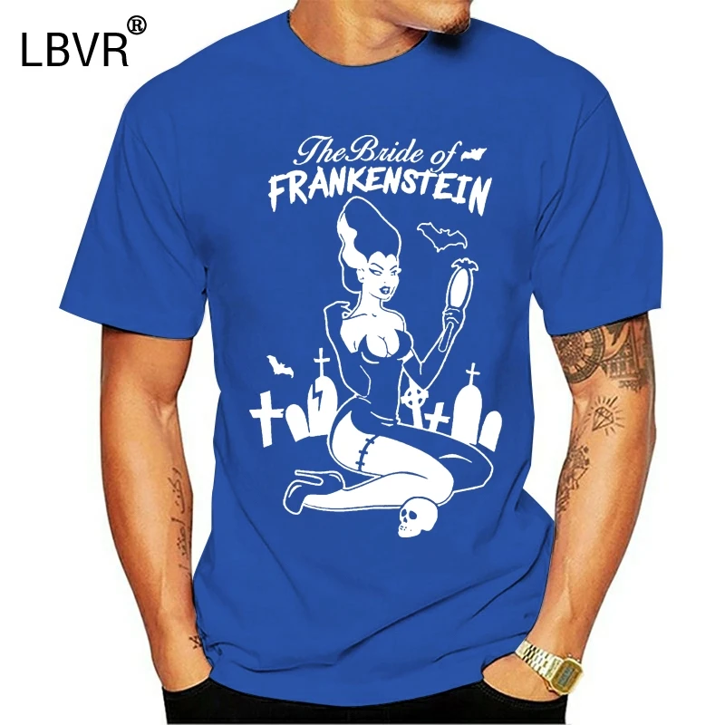 Мужская футболка с постером фильма невесты Франкенштейна Уличная одежда
