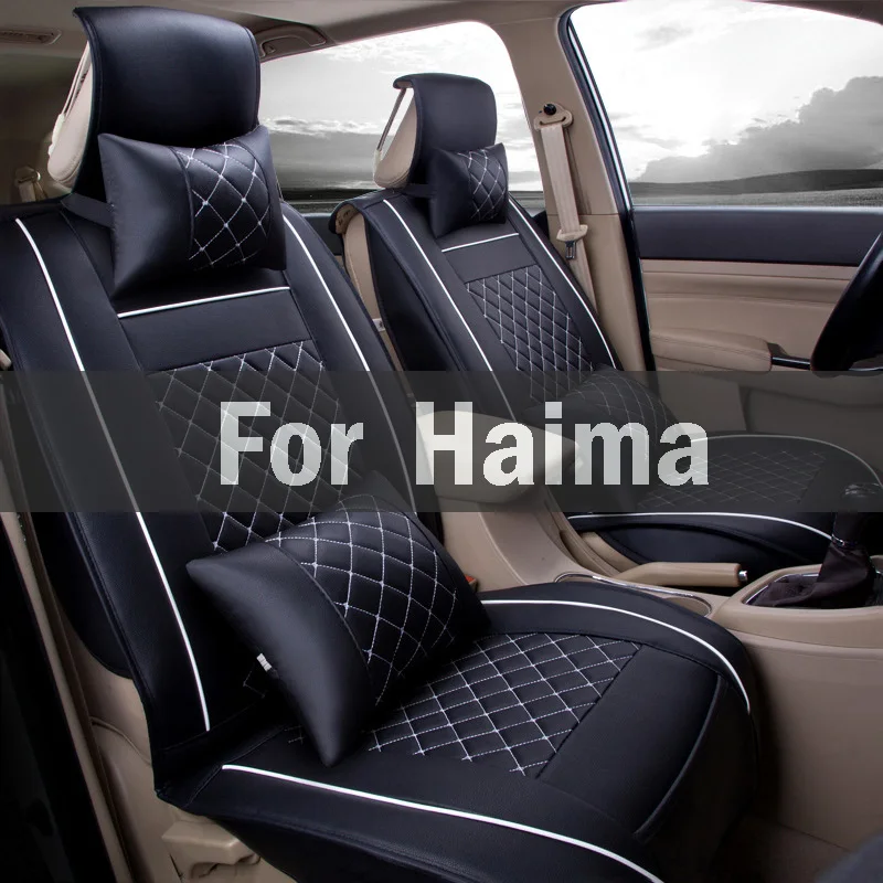 

New Soft Leather Seats Pu Leather Car Seat Cover Vehicle Cover Case Stickers For Haima 3 Jac J3 J4 J2 J5 J7 S5 S3 7 S5 M3 S1