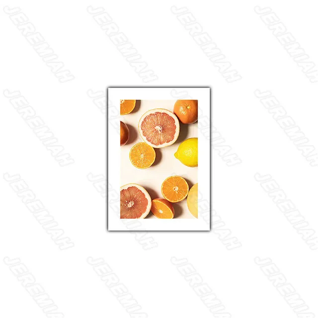 

House orange dried crape myrtle flower landscape poster nordic style wall art canvas print painting modern living room decoratio