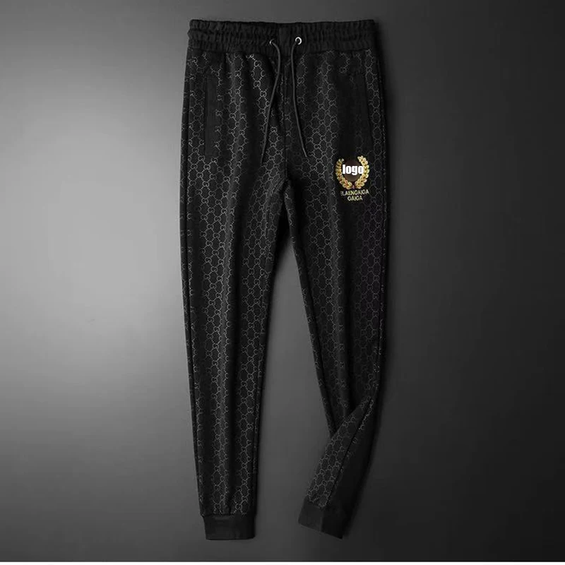 

European autumn and winter new products fashion hooded embroidery cardigan jacket men's outdoor sports leisure suit