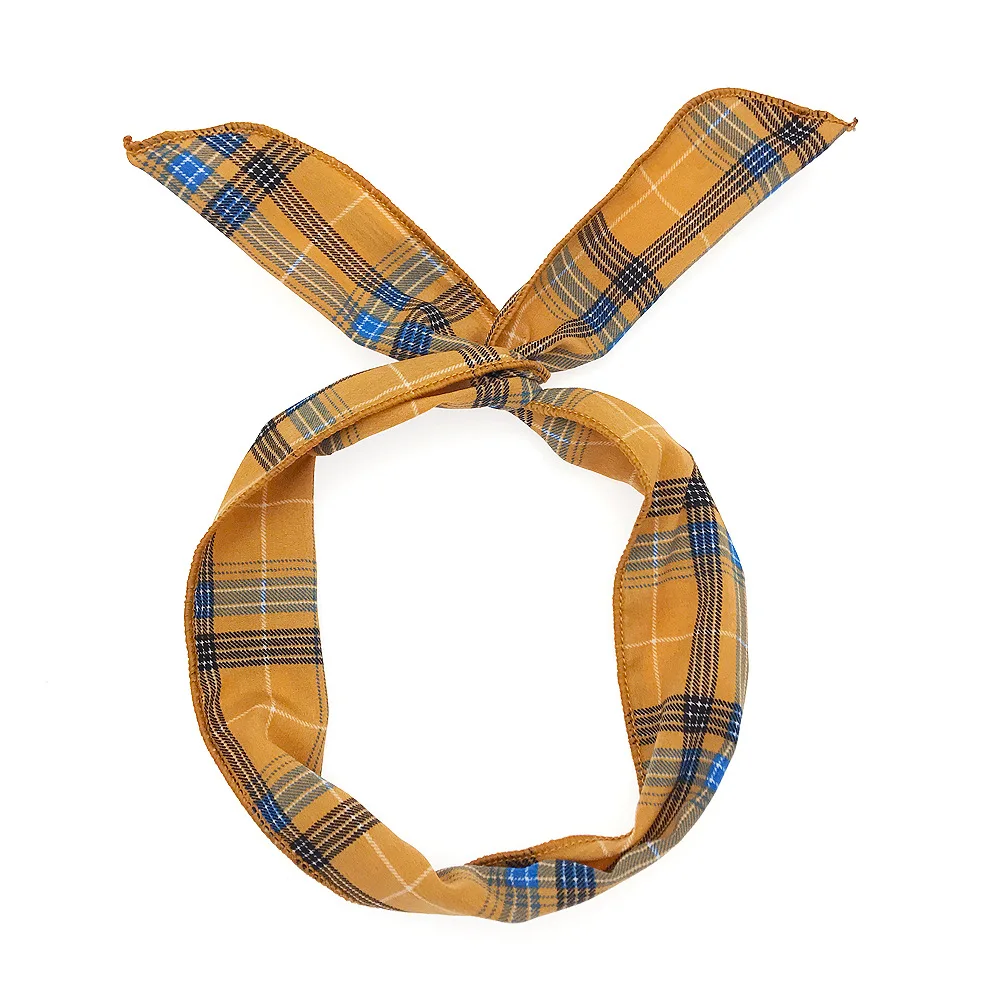 Женская повязка на голову с принтом фламинго из металлической проволоки