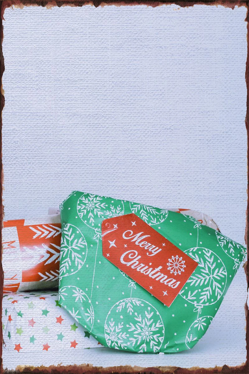 

Рождественское украшение для стен, декор для комнаты, Ретро винтажный металлический знак, жестяные таблички для художественного оформлени...