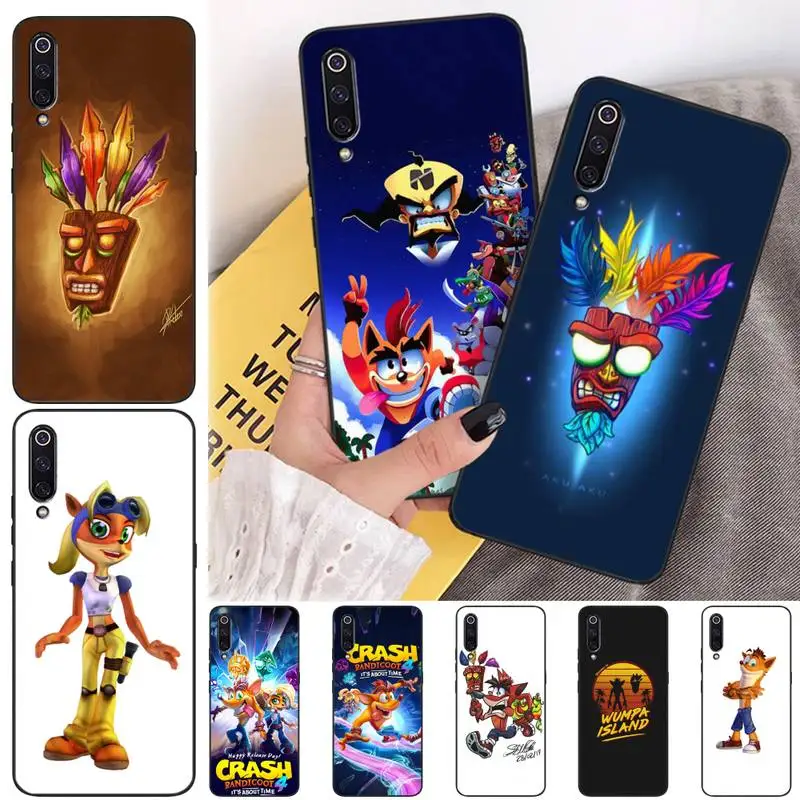 

Hot Game Crash Bandicoot Case For Funda Xiaomi Redmi Mi Note 7 8 8t 9 9s 9t 10 10t Pro Ultra Back Cover Coque Silicone Coque