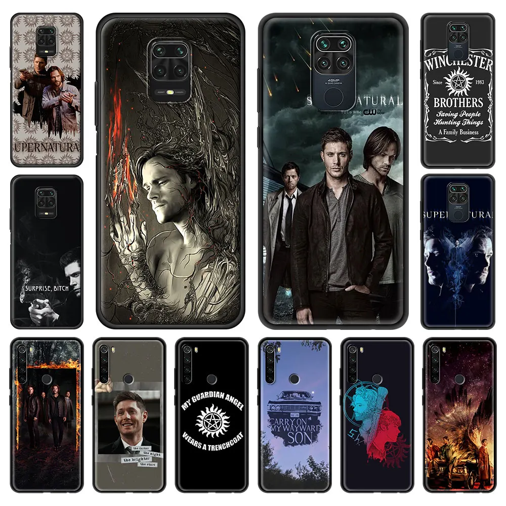

Soft Case Cover for Redmi Note 9 9S 8 8T 7 8A 7A Note 10 Pro MAX Case 9A 9C K40 Pro Phone Shell Supernatural SPN Dean And Sam