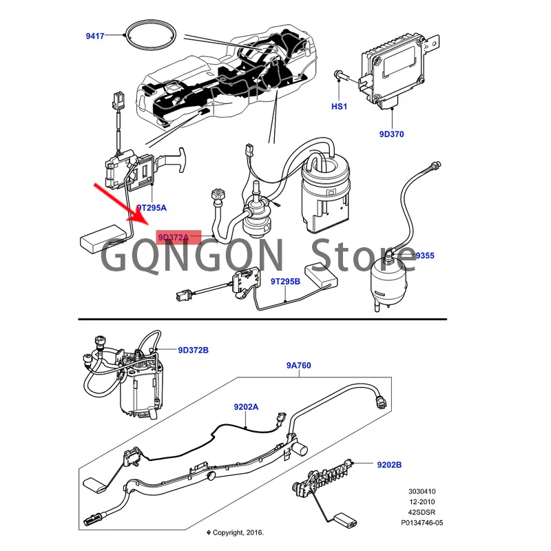 

CAR gasoline pump 2005 -2009lan dro ve rra nge rov ers po rt module-engine fuel gasoline filter grid fuel pump gasoline pump