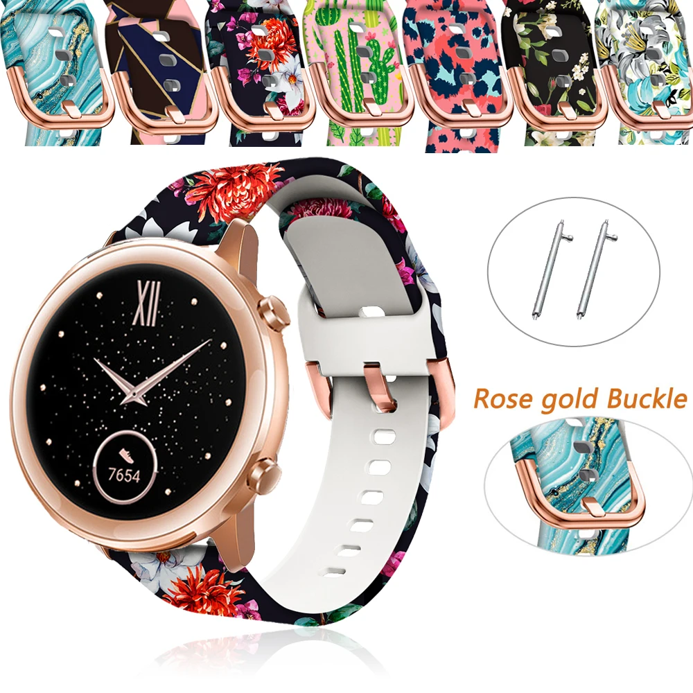 

Silicone Watchband Strap for Garmin Venu SQ /GarminMove 3 Luxe Style/Vivoactive 3 Band Smart Watch Bracelet Wristband Correa