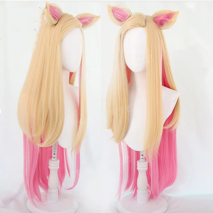 

Game KDA All Out Ahri Cosplay Costume LOL Ahri Cosplay Costumes Sexy Women Dress Halloween Role Play Wig Glove Full Set