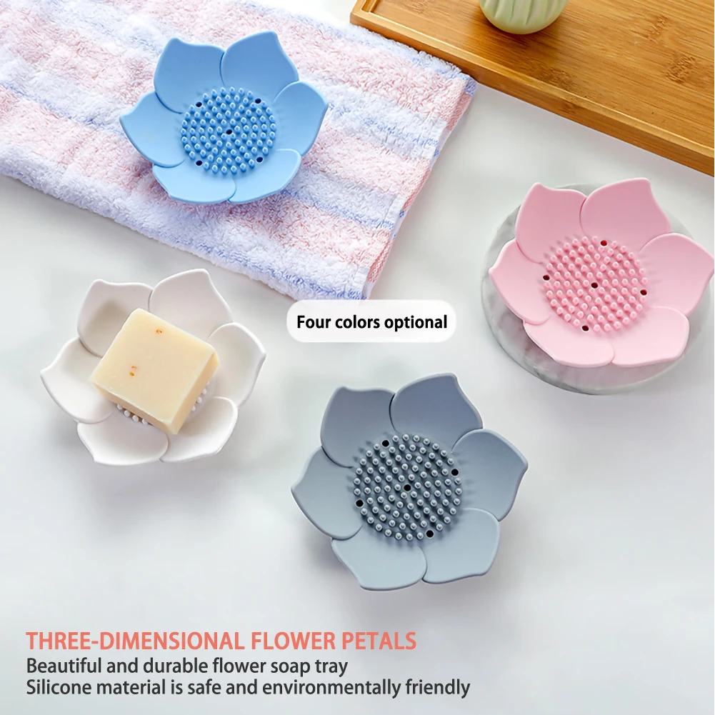 Креативный Вишневый держатель для мыла нескользящая портативная мыльница