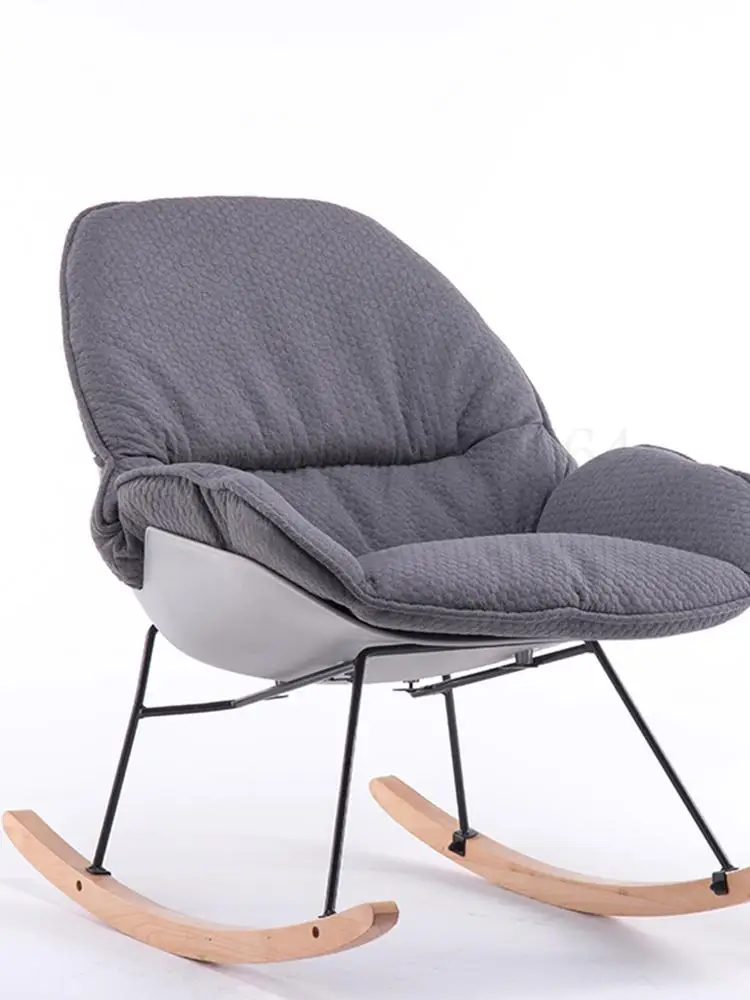 Кресло качалка ленивый кресло домашнее для отдыха современное минималистичное