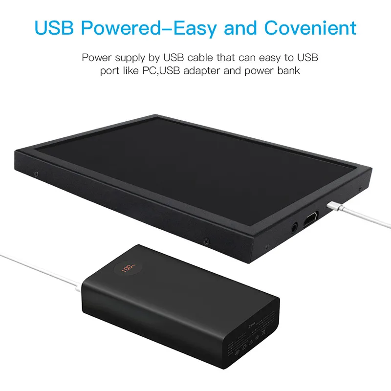 raspberry pi screen portable monitor 8 inch lcd display dual speaker hdmi compatible 1280x800p ips screen gaming display free global shipping