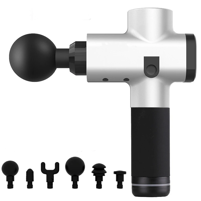 sliver Muscle Massage Gun Body Massager Therapy Massager Exercising Muscle Pain Relief Body Shaping Recovery Muscle Relax Massagea - Цвет: sliver