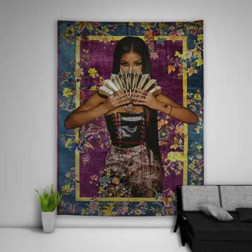 

Women Star Tapestry Art Wall Hanging Sofa Table Bed Cover Home Decor