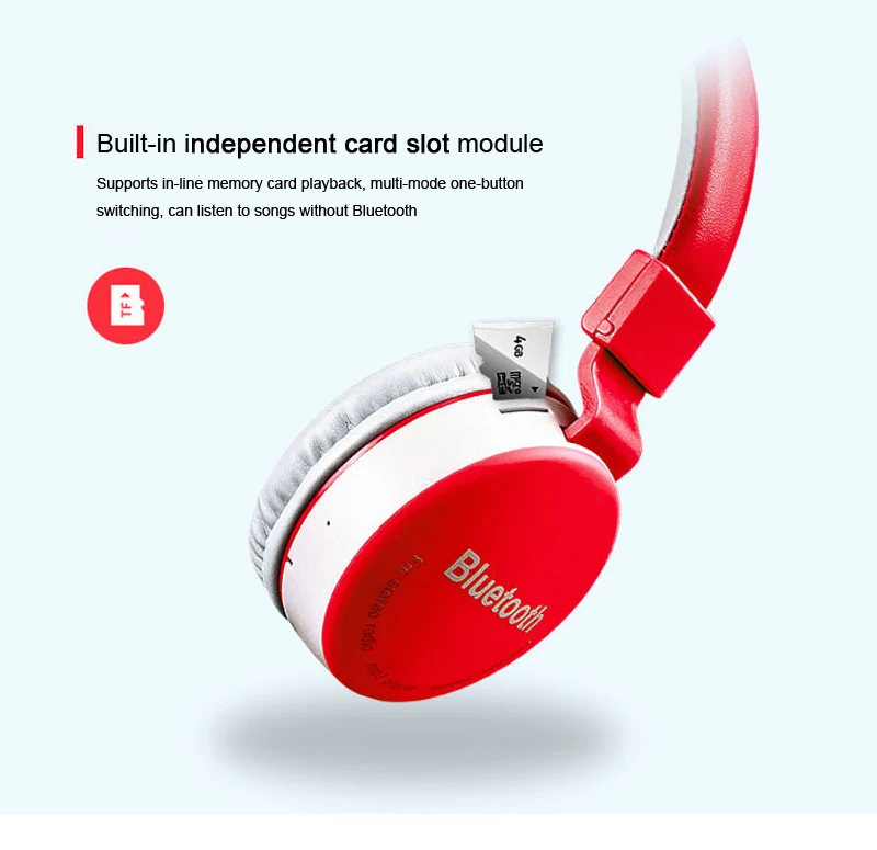 Накладные басы, стерео Bluetooth наушники, беспроводная гарнитура, AUX Micro SD карта, воспроизведение с микрофоном для iPhone, Xiaomi, samsung, PC