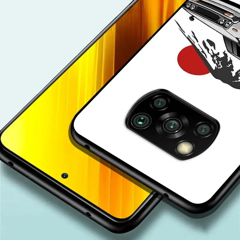 

Cartoon Car JDM for Xiaomi Mi 9T 9 8 CC9 A3 Lite Pro Black Phone Case Shell Soft Fundas Coque Capa