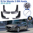 Для Mazda 3 BM Axela 2014  2018 автомобиля брызговик 4x крыло брызговиков Средства для укладки волос Новое обновление брызговик клапаном защита от брызг 2014 2015 2016 2017 2018