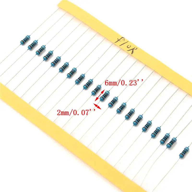 Металлопленочная комплект резисторов в ассортименте 3120 шт. 156 значение 1/4 Вт