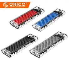 ORICO прозрачный NVME M.2 SSD чехол высокая скорость 10 Гбит/с Maxim портативный корпус Чехол USB3.1 внешний твердотельный жесткий диск коробка